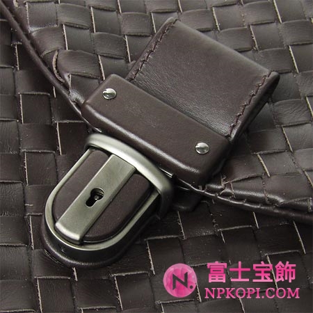 ボッテガヴェネタ/BOTTEGA VENETA/ レザーブリーフケース /コーヒーブラウン122139 v4651 2040